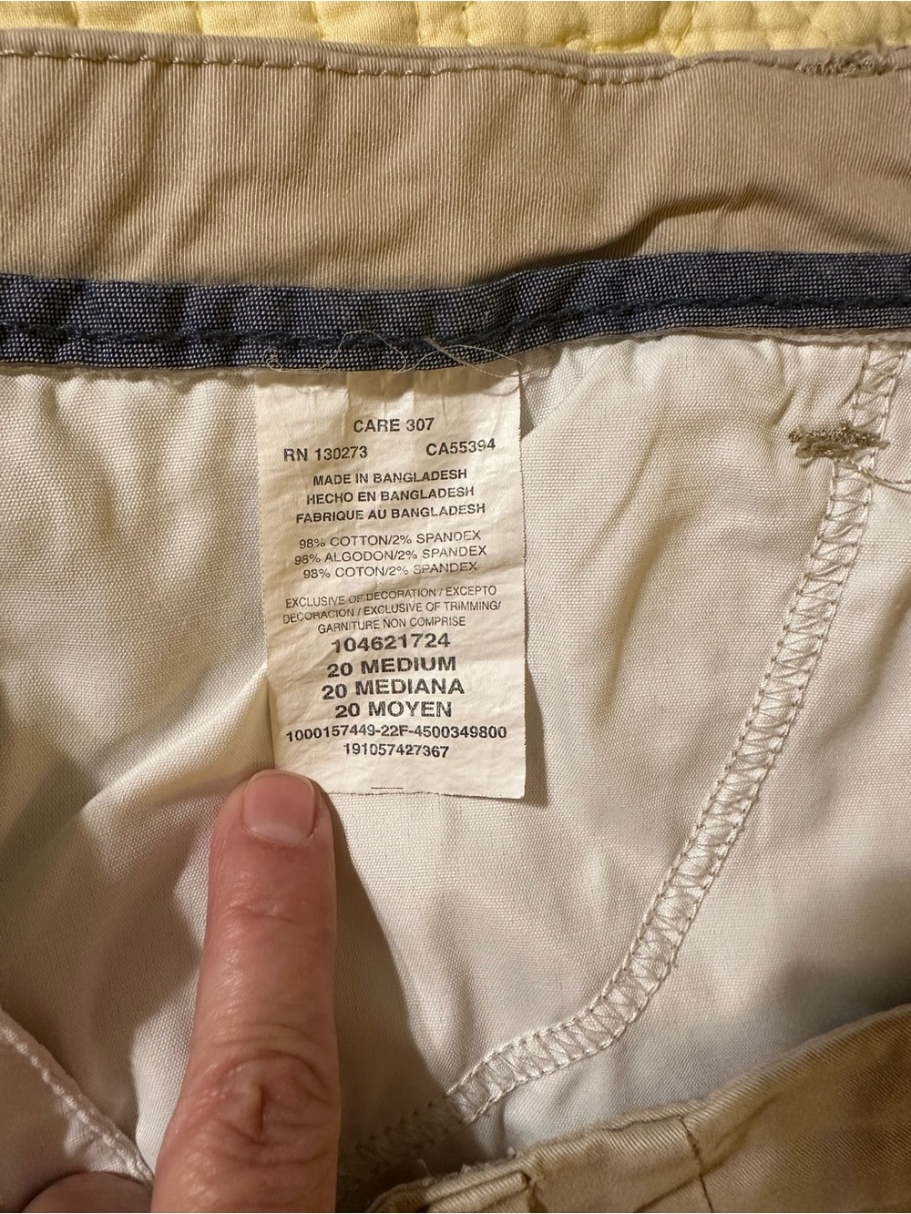 Women’s Lee Regular Fit Mid-Rise Khaki Shorts - Picture 5 of 9